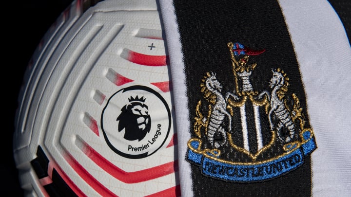 Logo Liga Inggris dan Newcastle United
